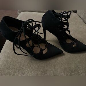 Brian Atwood nearly new lace up stilettos